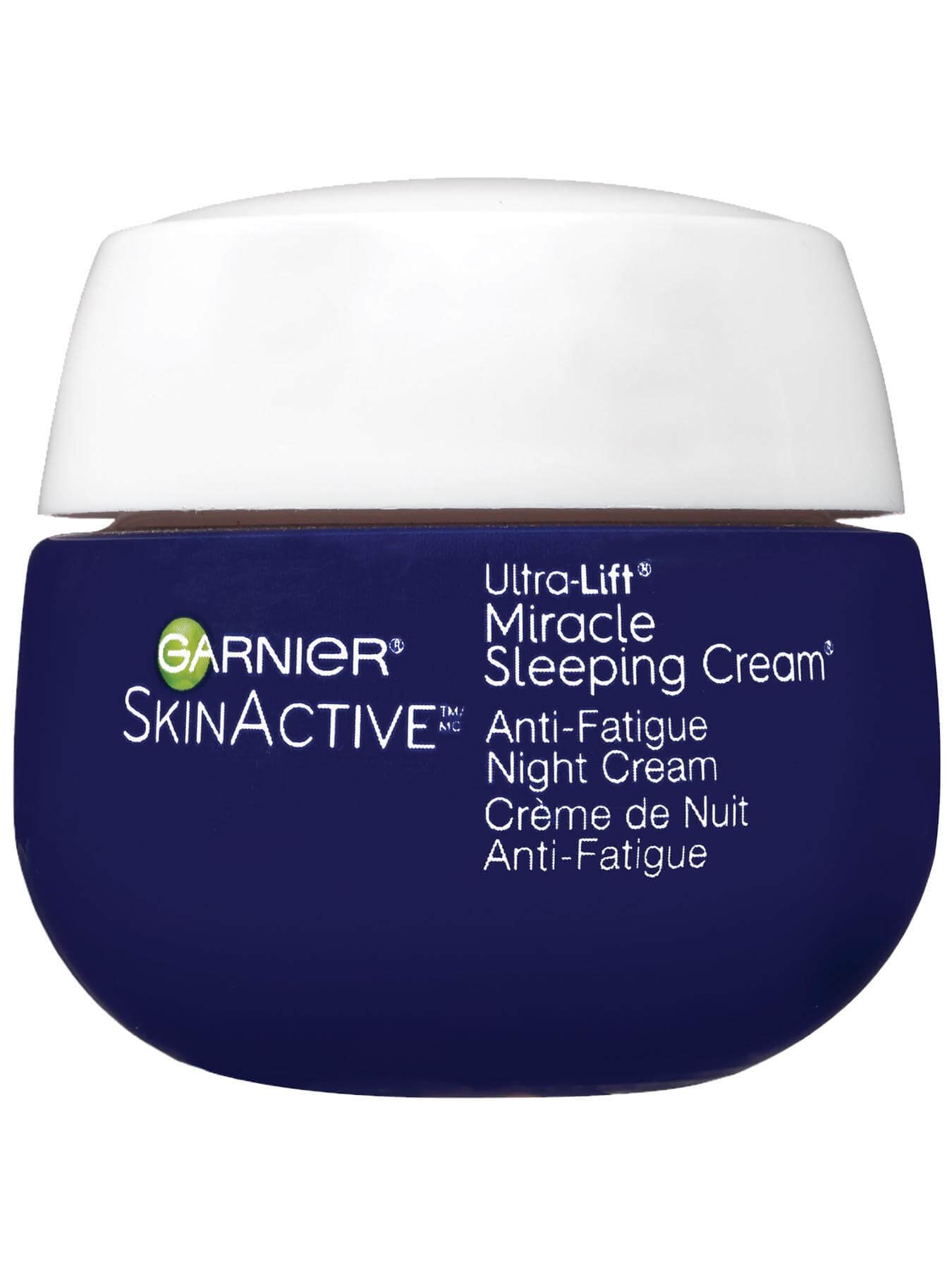 Garnier SkinActive Miracle Sleeping Cream Anti-Age + Anti-Fatigue Night Cream for Dull, Tired Skin